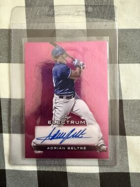 Adrian Beltre 2024 Leaf Electrum Autographed Baseball Card /10